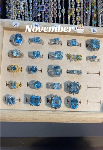 November birthday stone 🎂 #crystals #jewelry #s925 #gems #jewelrytiktok
