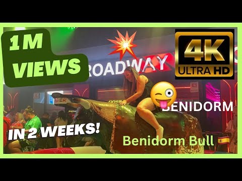WHAT a RIDE! 😟Insane BULL ACTION inBenidorm Spain 4K 2025🥰