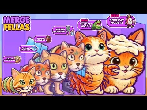 Anomaly Merge Fellas NEW BOSS + BOSS BRAINROT ⁉️ Anomaly 12,13, Hybird, brainrot 3,1,20 - New Update