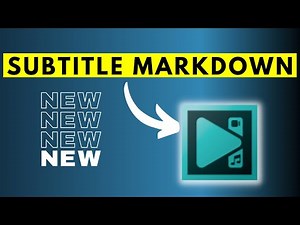 New in VSDC 7.1 - How to Add Markers to Subtitles in VSDC - Subtitle Markdown Feature