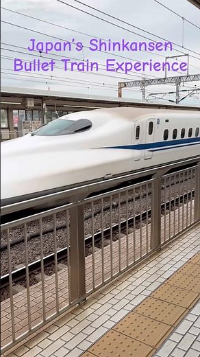 Japan’s Shinkansen Bullet Train Experience 🇯🇵🚄 #travel
