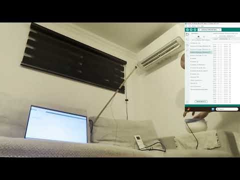 Contrôle PaC Panasonic par LED IR avec microcontrôleur Arduino (avance rapide x4)