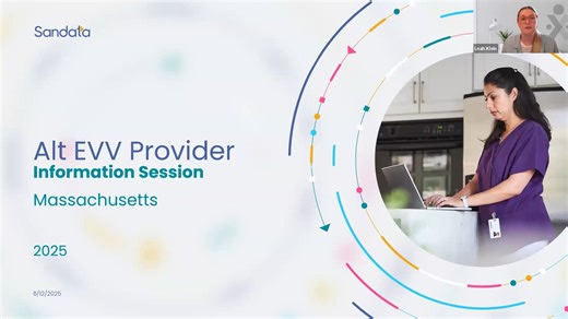 Alternate EVV Provider Information Session - Massachusetts