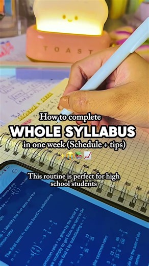 How to complete whole syllabus in one week!!📚 #study #syllabus #studymotivation #school