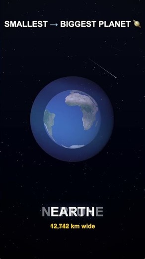 Every Planet From Smallest to Biggest 🪐