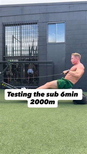 Nathan Couper | @worldrowing_indoor championship Prep. Getting serious with the Sub 6min 2000m now. @hall_strength has put together a solid program for... | Instagram