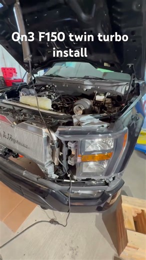 On3 twin turbo install progress