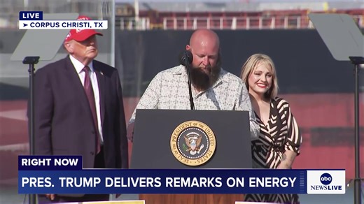 WATCH LIVE: President Trump delivers remarks on energy at the Port of Corpus Christi, Texas. https://abcnews.com/Politics | ABC News