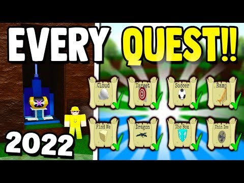 EVERY QUEST in 5 MINUTES!! | Build a Boat for Treasure ROBLOX