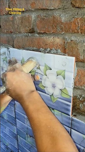 I’ve installed new-design ceramic wall tiles in the bathroom; how does it look? #bathroomtiles #tile