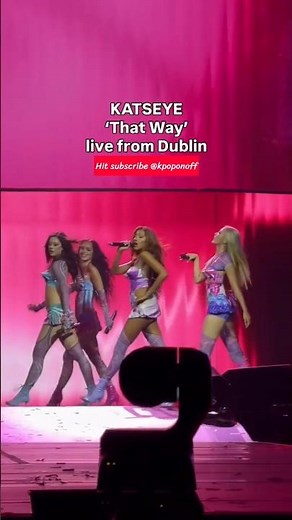 katseye my way live performance dublin 3 arena wild tour obsessed 😭 hit subscribe
