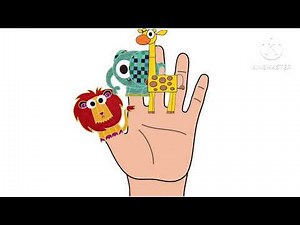 Patchwork Pals Safari Animals Finger Family Part 1