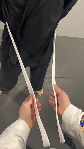 Fact Friday! How to tie your belt!🥋 A great way to show our discipline is wearing our uniform properly. The belt can be the hardest part! Check out this video for the best success on tying your belt! | Elevate Martial Arts-Pickerington ATA