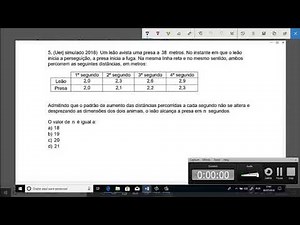 QUESTÃO - UERJ SIMULADO 2018 - PROGRESSÃO ARITMÉTICA