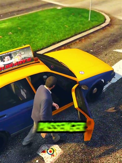GTA 5 Taxi Trick You Didn’t Know 😳🚕 #gta5 #gta #gtav #gaming #technogamerz #totalgaming #shorts