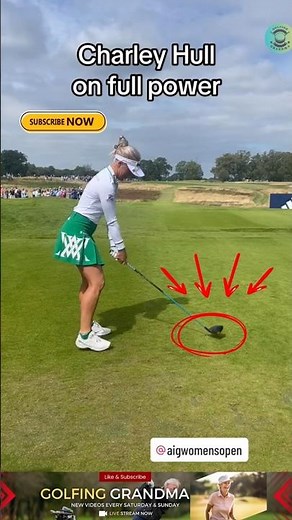 Charley Hull Unleashes Full Power—You’ve Never Seen Her Swing Like This!