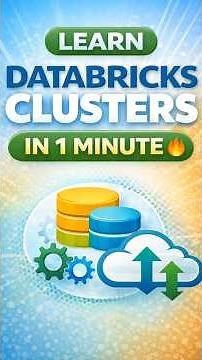 Learn Databricks Clusters in 1 Minute 🔥#databricksclusters #databricks #dataengineering #shorts