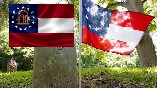 Confederate flag still lives in Georgia's state flag