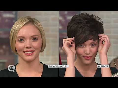 LUXHAIR by Sherri Shepherd Angled Tomboy Cut Wig on QVC