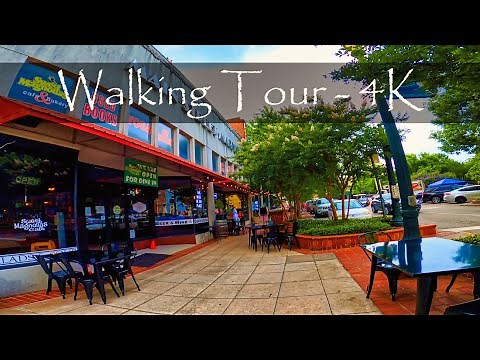 Gainesville, GA - City Walking Tour - Suburb In Georgia, USA - 4K