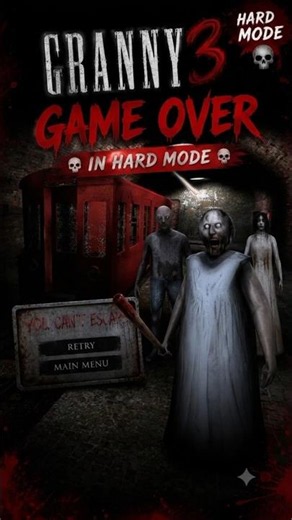 💀 Granny 3 Hard Mode – GAME OVER! 😱 No Escape Challenge