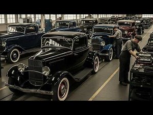 Inside the 1932 Ford V8 Factory: How Ford Built America's First Affordable V8 During the Depression