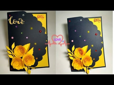 Beautiful Birthday Card( most requested) complete tutorial l Farewell Card l Invitation Card l