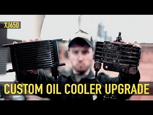 XJ650 Build Part 28 - UPDATED OIL COOLER - AN FITTINGS
