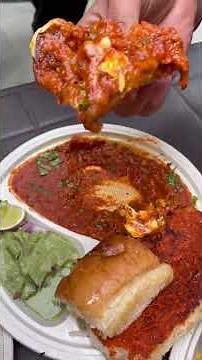 Best Street Food In Delhi ❤ Spicy Pav Bhaji 😍 must try #pavbvaji #streetfoodindia