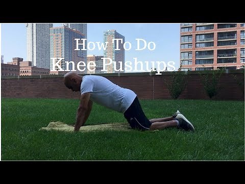 Knee Pushups For Beginners And Seniors - Learn How To Do Knee Push Up Exercise Correctly