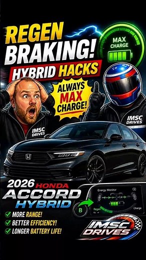 You’re Driving Your Hybrid WRONG 😬 (Accord Hybrid Regen Hack!)