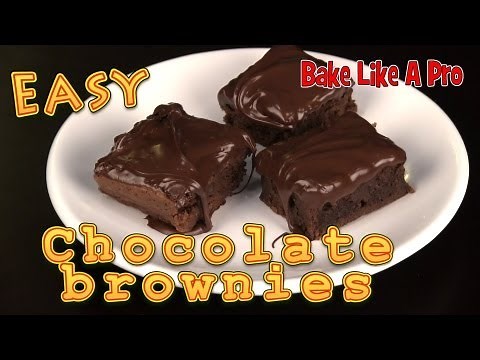 Easy Chocolate Brownies Recipe !