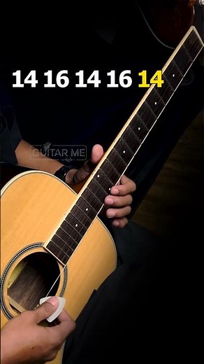 1 String SpongeBob SquarePants Ending Theme Guitar Tutorial #guitartutorial #music #shorts #fyp