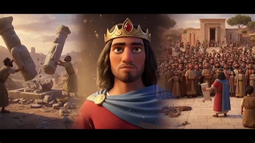 圣殿秘藏现世！动画还原约西亚王复兴信仰的传奇，动画实录：约西亚王——寻回神之律法的少年君主