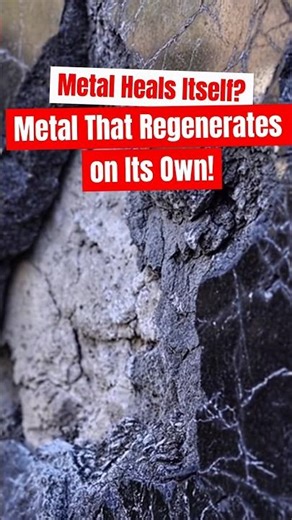 Scientists Accidentally Created Living Metal!. Self Healing Metal