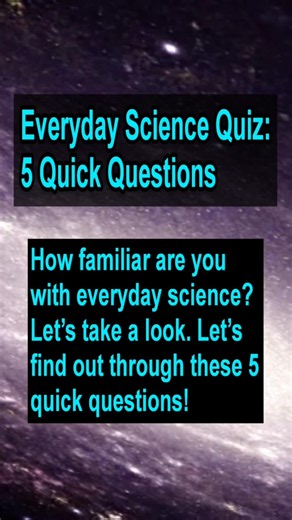Everyday Science Quiz: 5 Quick Questions #sciencequizbee #studywithme #shortvideo