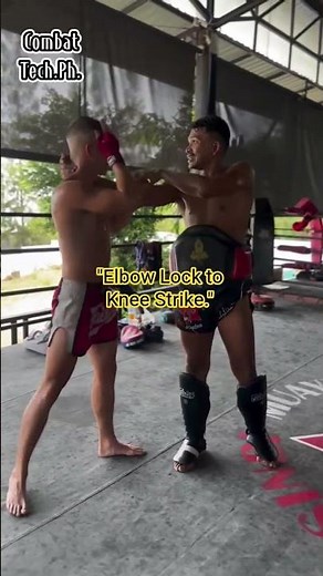 "Elbow Lock to Knee Strike | Advanced Clinch Technique Training 🔥." #fyp #kickboxing #mma #reels
