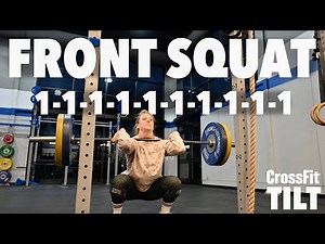 Front Squat Singles WOD Demo: 221207