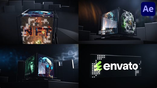 Blockchain Intro Opener for After Effects