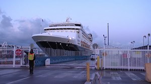 Cruise Ship Disembarks at Port of San Diego With More Than 800 Passengers