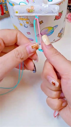 牽手手繩教程 #編繩教程 #純手工編繩 #手工diy #手工編織零基礎教學 #創意編繩