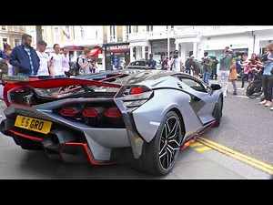 $4Million Lamborghini SIAN delivery causes CHAOS in London!