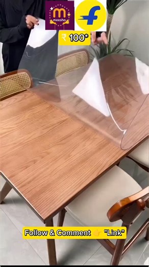 Shravan R | Comment “Link” 😊 Protect your table, keep it stylish ✨ Transparent Table Protector Cover — a must-have for every home! . . .... | Instagram