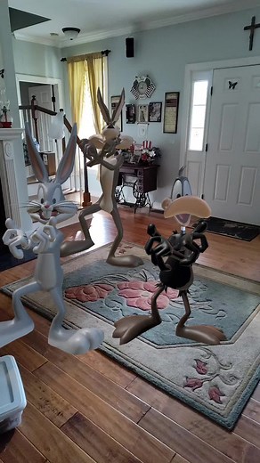 Animated Characters Dance in a Vibrant Living Room