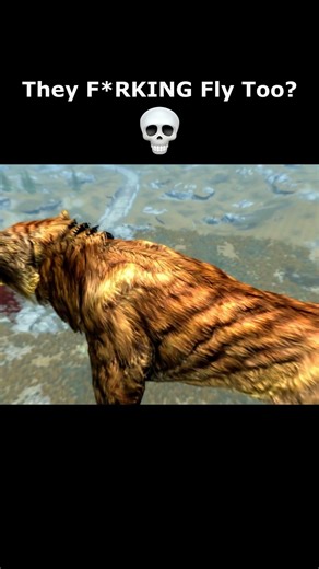 They F*RKING Fly Too? 💀 #skyrim #elderscrolls #shorts #switch