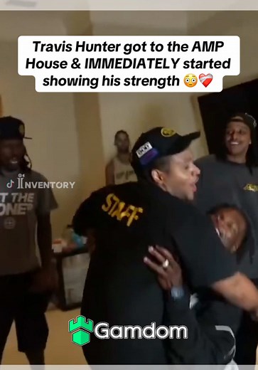 Travis Hunter Levels Up at AMP House with Impressive Strength