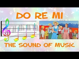 Do Re Mi from The Sound of Music (Picture Lyrics)