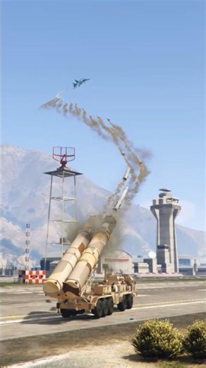 Today S-500 Advanced Defense System Launch Blasttic Missile At Su-27 Gtav