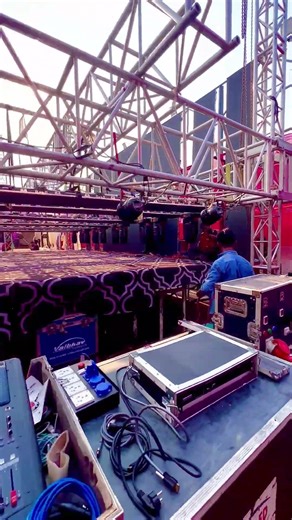 Bijnor ￼🎧Full Dj setup Royal castle ￼Hotel Nitin lighting 🎧& om LED woll#amdjvlogger #viralvlog 👿