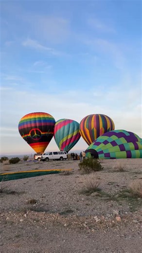 Balloons going up Wednesday morning! Gearing up for the Havasu Balloon Festival and Fair Presented by Anderson Toyota which starts Thursday! | RiverScene Magazine